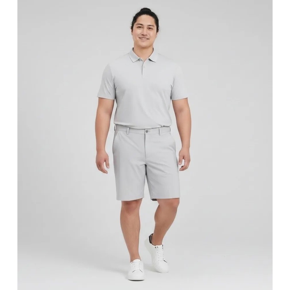Greg Norman Mens Performance Stretch Golf Shorts Sky Grey 36 G7S24XMH558 New‎